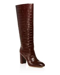 Croc Embossed Boots